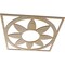 Ekena Millwork Blume Wood Fretwork Pierced Ceiling Medallion, Hickory, 24"OD x 8 3/8"ID x 3/8"T CMWP24X24X0375BLHI - alternate 2